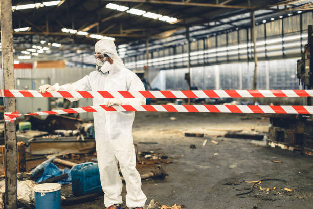 Professional Biohazard technician working in Harrison, NY